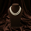 The Ivory Cascade Duo Pearl Necklace Set