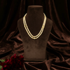 Golden Harmony Double Line Pearl Necklace