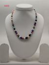 multicolor freshwater pearl necklace with uniform pearls in single strand design
