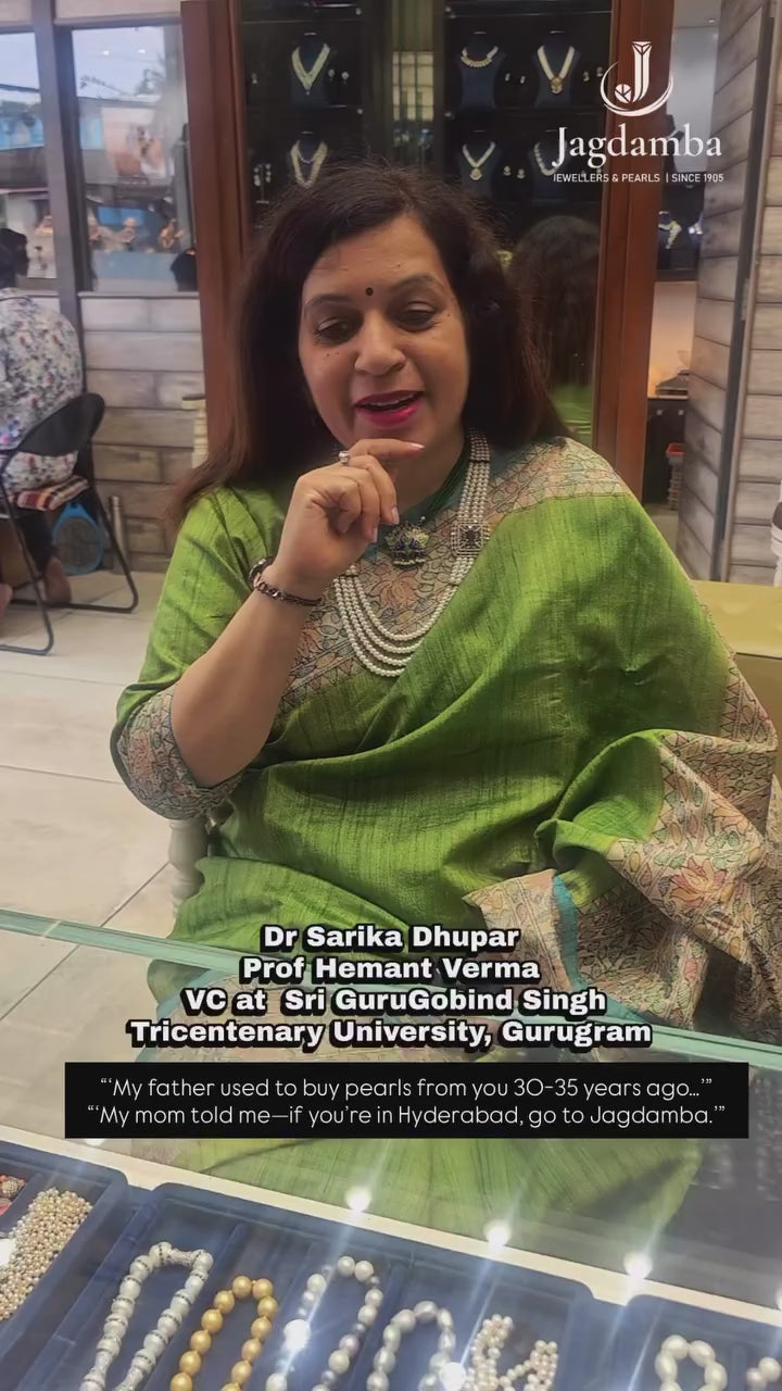 Jagdamba jewellers and Pearls Customer testimonial 