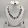 Multicolour CZ Necklace Set
