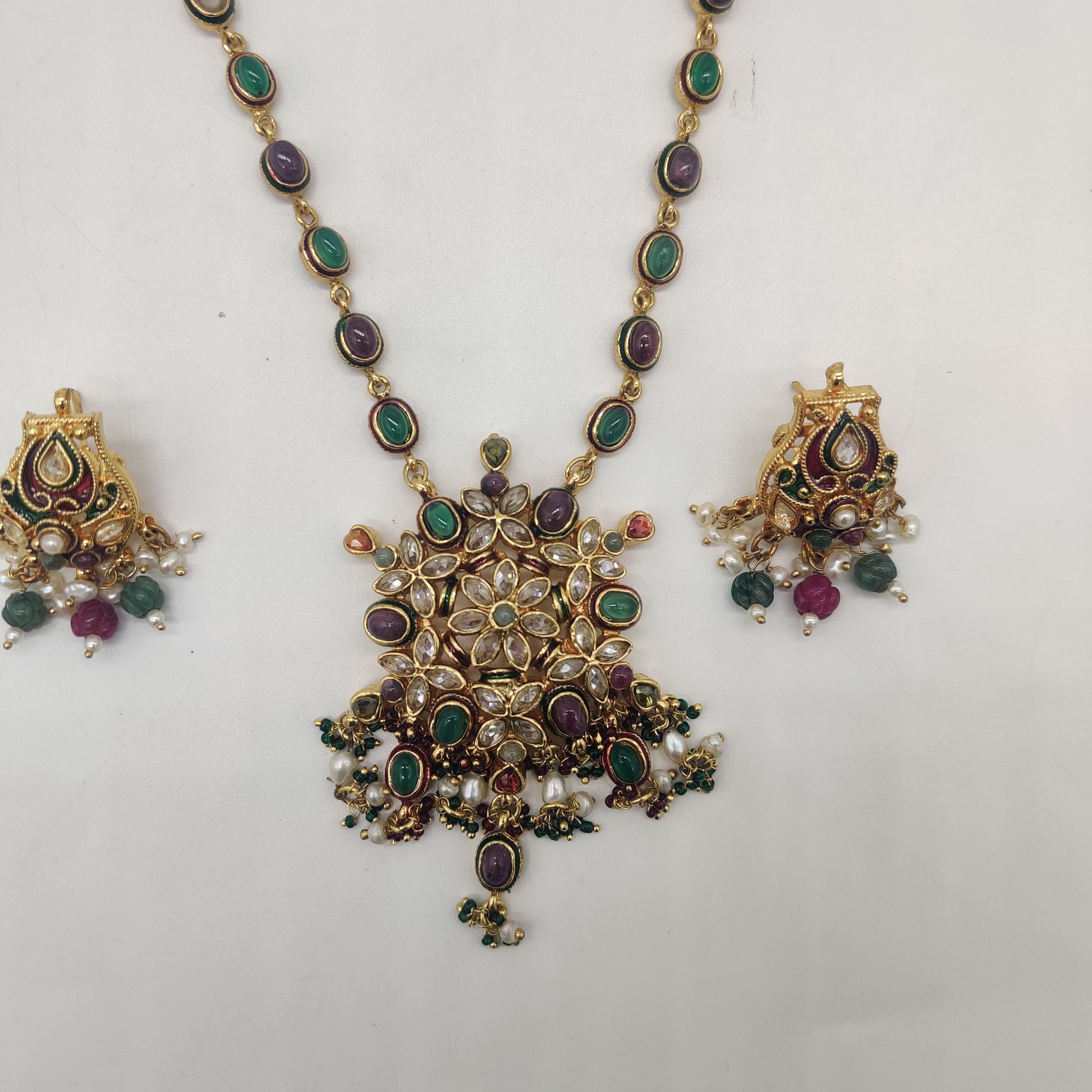 Multicolour Necklace Set