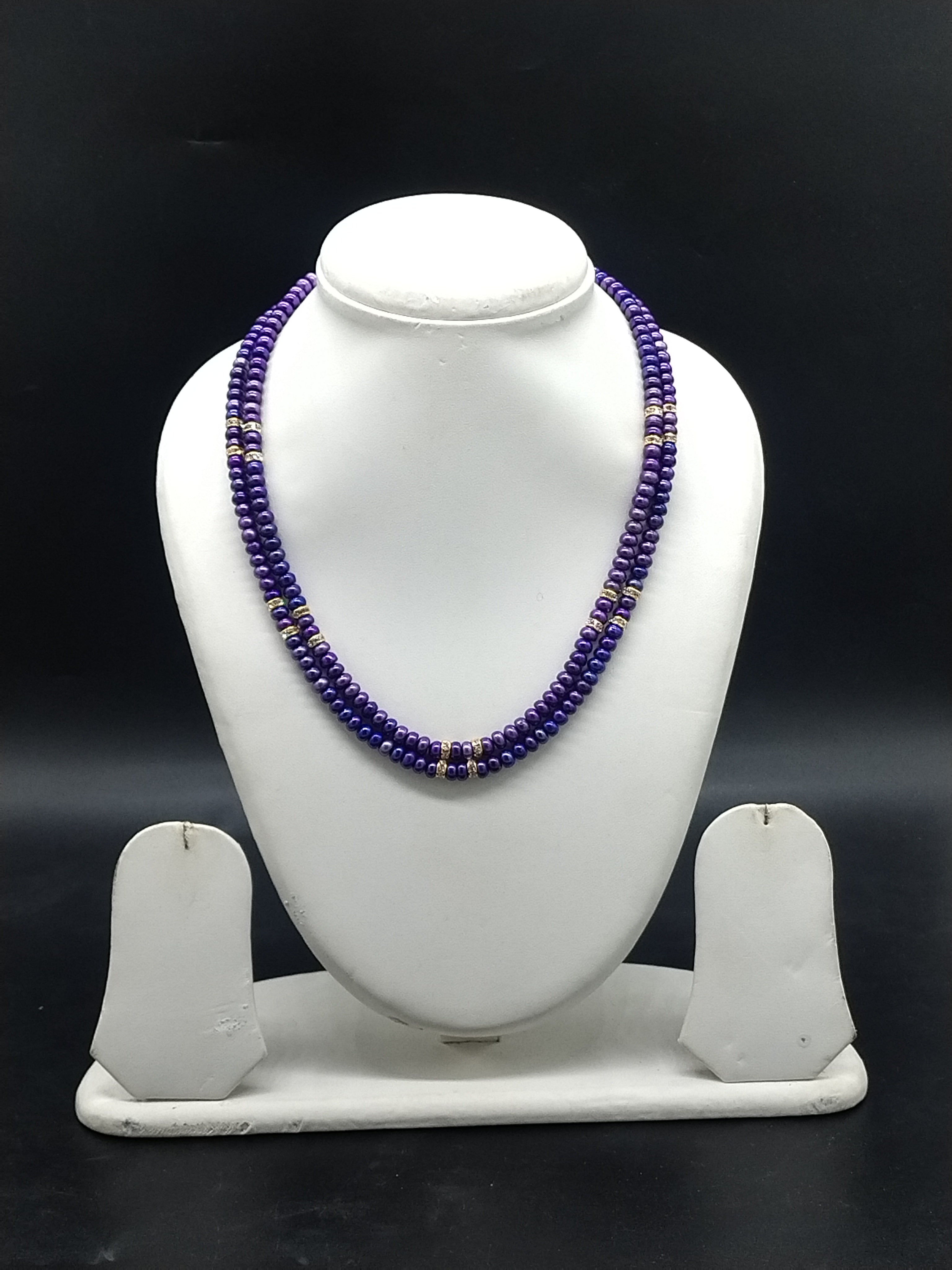 2 line pearls mala