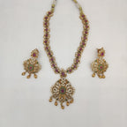 Multicolour CZ Necklace Set