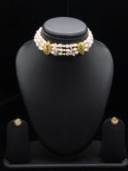 Royal Heritage 3-Line Pearl & Pink Gem Choker