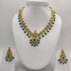 White Green CZ Necklace Set
