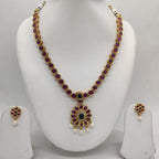 Red Necklace Set