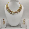 White Pink CZ Necklace Set