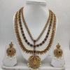 Triple Line Necklace Set
