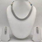 White CZ Necklace Set