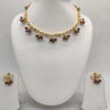 Pearl Ruby Emerald Necklace Set