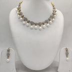 White CZ Necklace Set