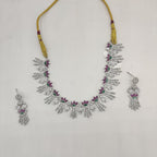 Multicolour CZ Necklace Set